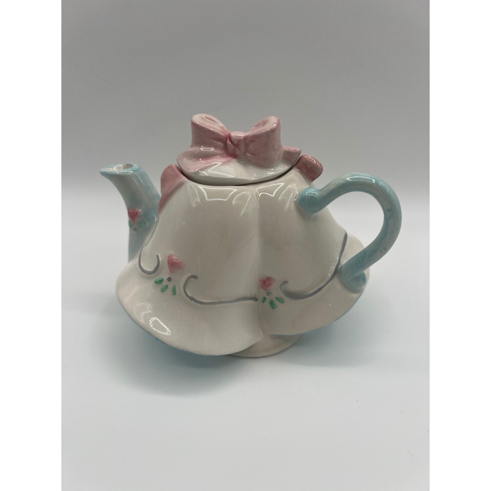 Papel Giftware June Wedded Bliss Dress Teapot Cranbury Square Ceramic 54606